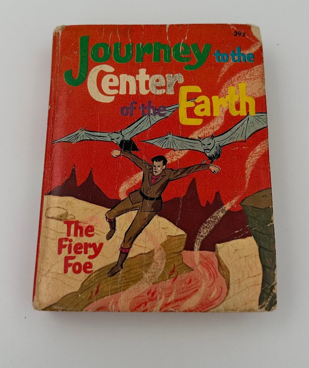 Journey to the Center of the Earth Fiery Foe Big Little Book Whitman #2026